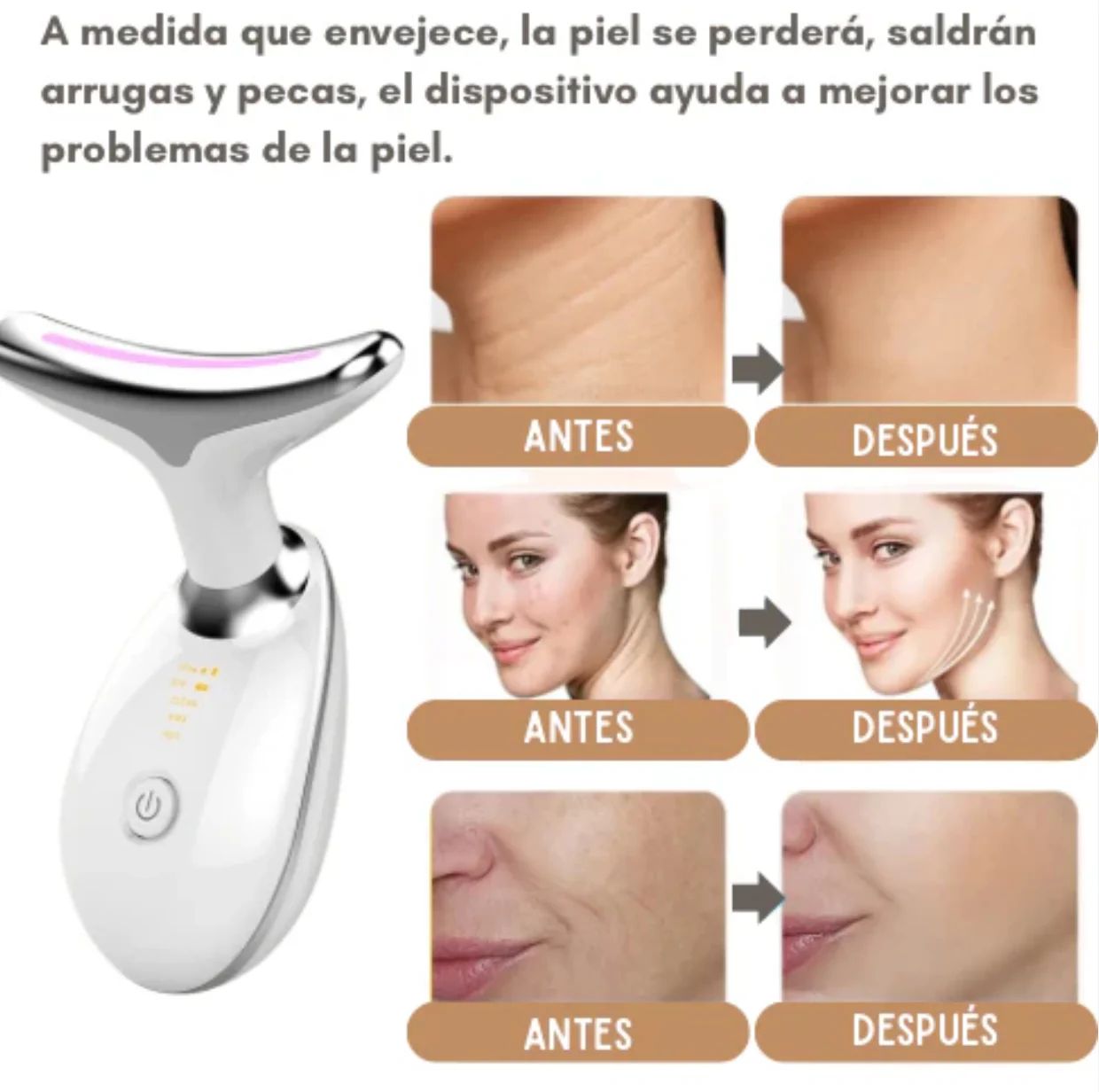 Masajeador Facial Reductor Arrugas y Papada - imagen 4
