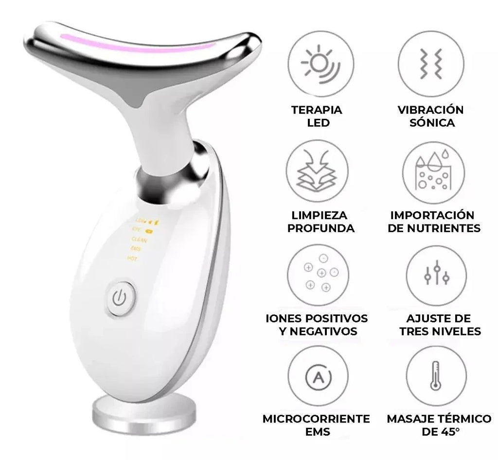 Masajeador Facial Reductor Arrugas y Papada - imagen 3