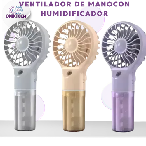 Ventilador de Mano con Humidificador - imagen 2